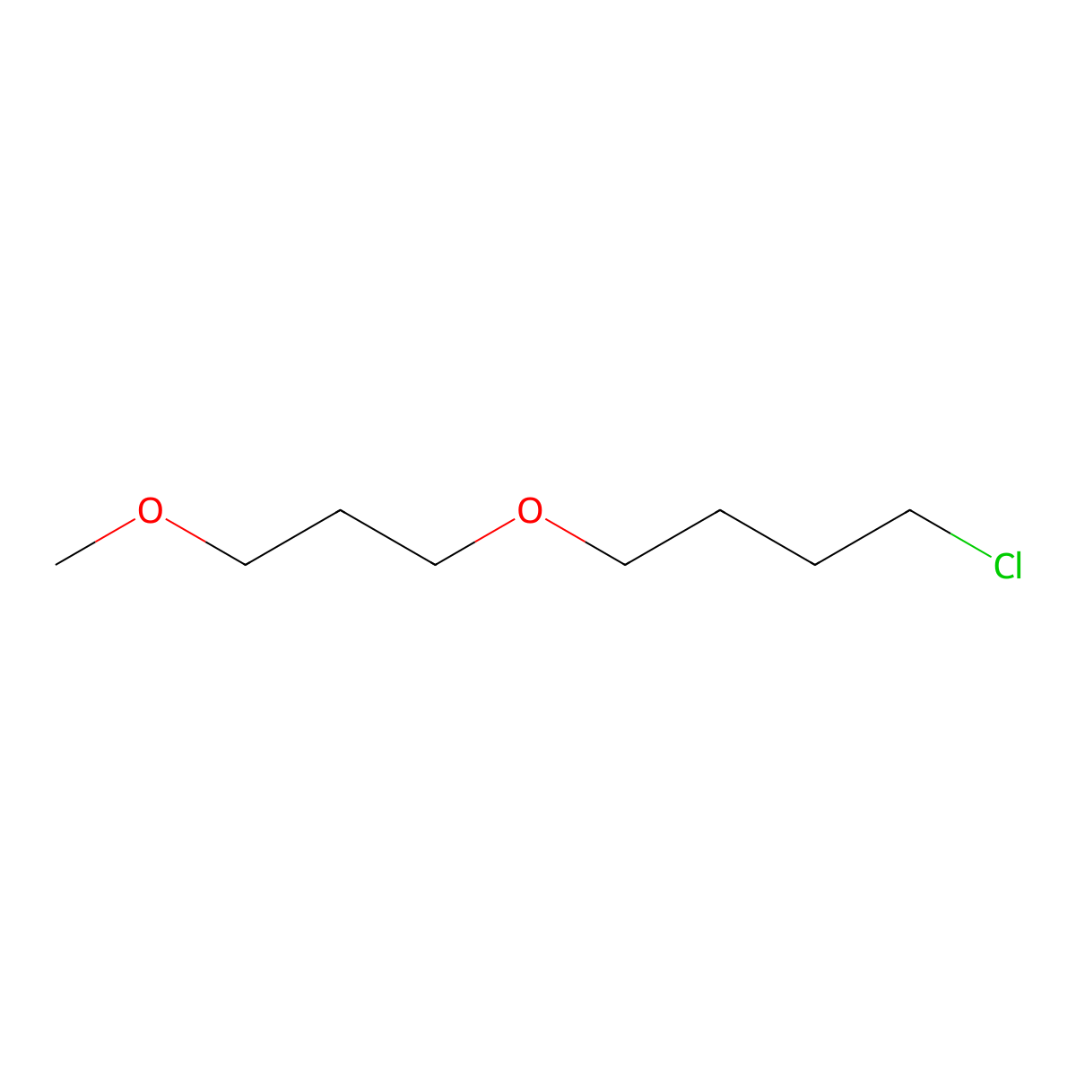 1-Chloro-4-(3-methoxypropoxy)butane molecular structure, CAS 1251305-44-8