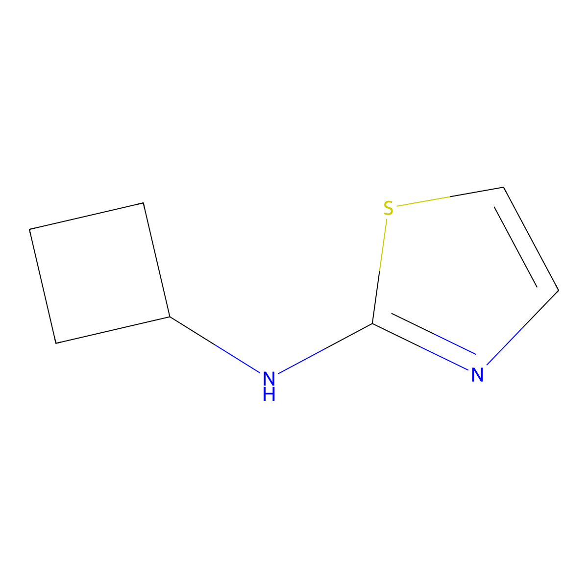 N-cyclobutyl-1,3-thiazol-2-amine molecular structure, CAS 1251339-92-0
