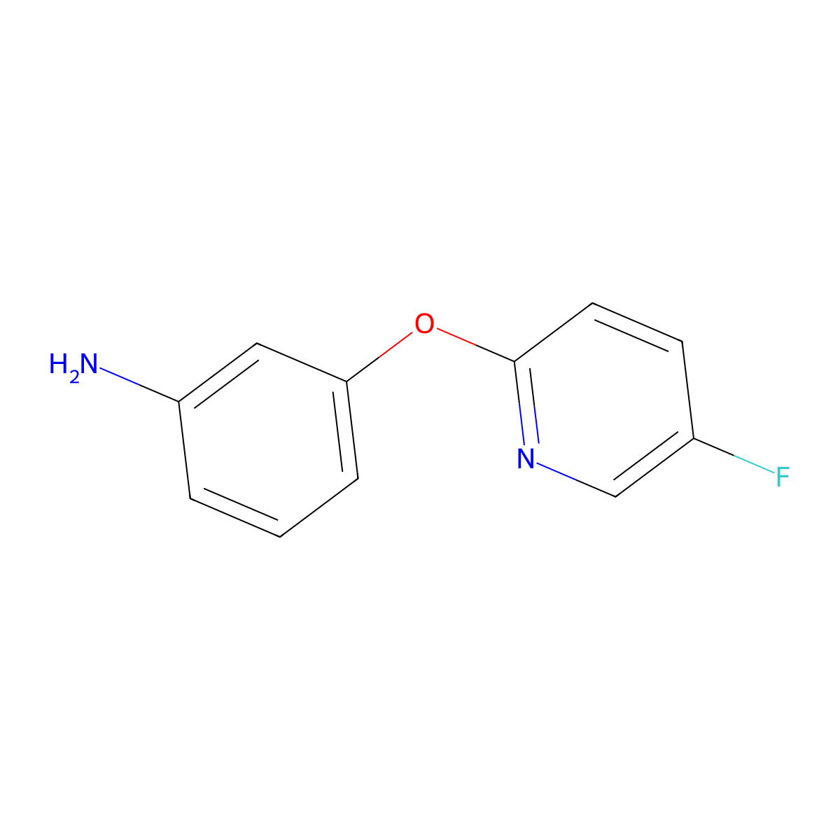 3-(5-Fluoropyridin-2-yloxy)aniline molecular structure, CAS 1251347-30-4