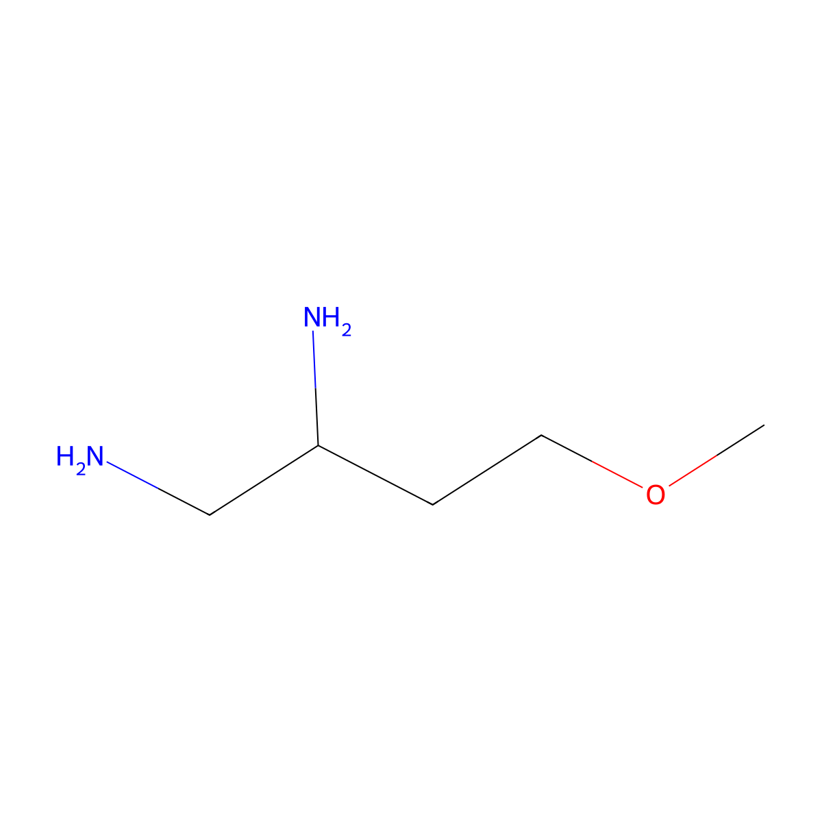4-Methoxybutane-1,2-diamine molecular structure, CAS 1251360-08-3