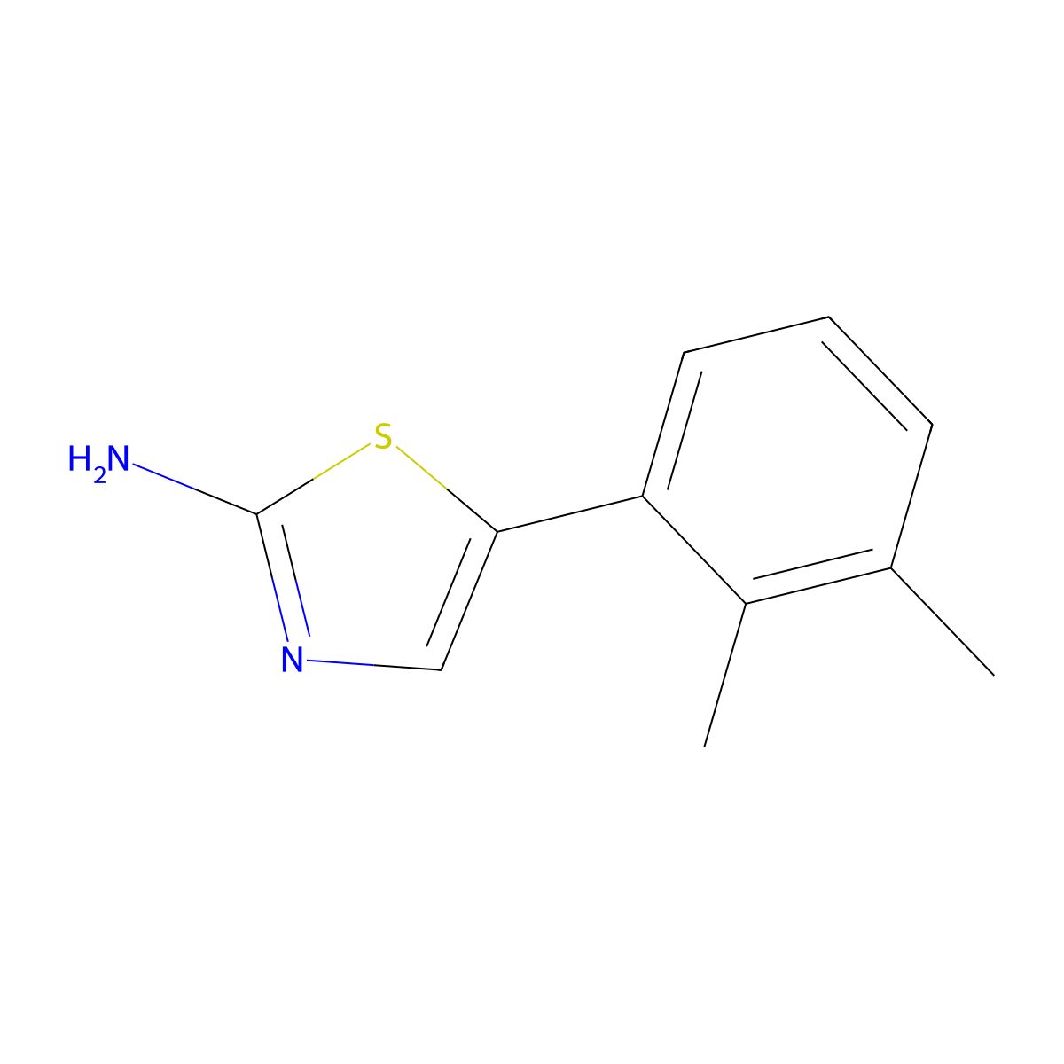 5-(2,3-Dimethylphenyl)thiazol-2-amine molecular structure, CAS 1251361-95-1