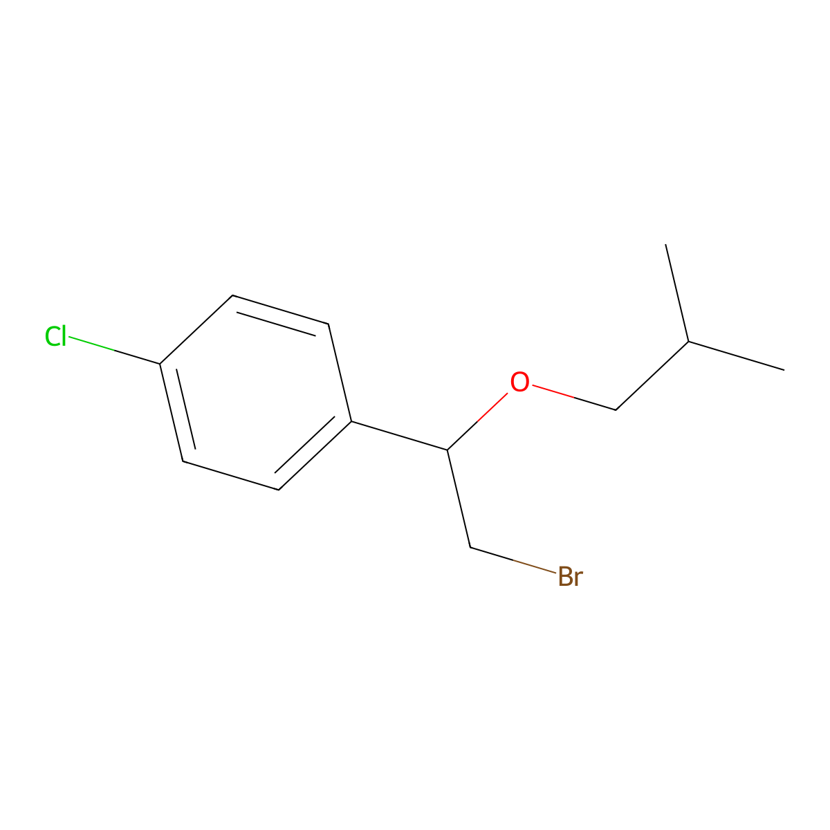 1-(2-Bromo-1-isobutoxyethyl)-4-chlorobenzene molecular structure, CAS 1251365-21-5