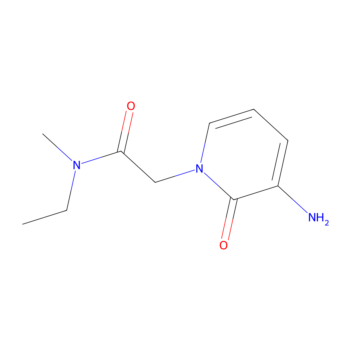 2-(3-Amino-2-oxopyridin-1(2h)-yl)-N-ethyl-N-methylacetamide molecular structure, CAS 1251394-29-2