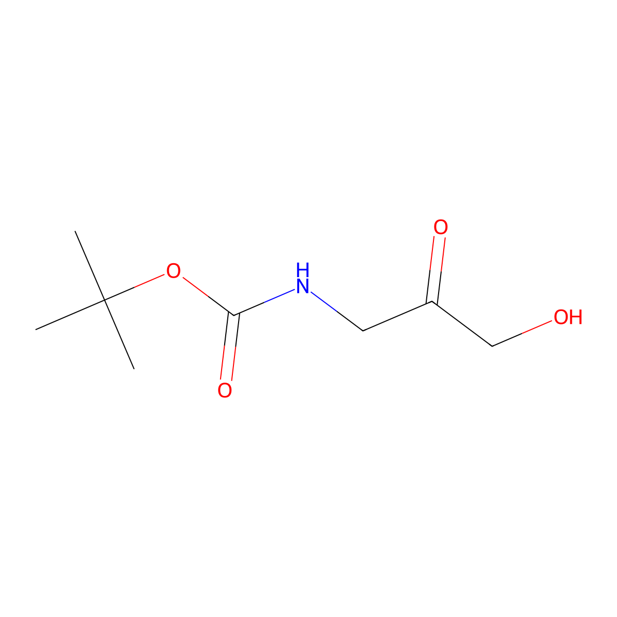tert-Butyl (3-hydroxy-2-oxopropyl)carbamate molecular structure, CAS 1251455-27-2