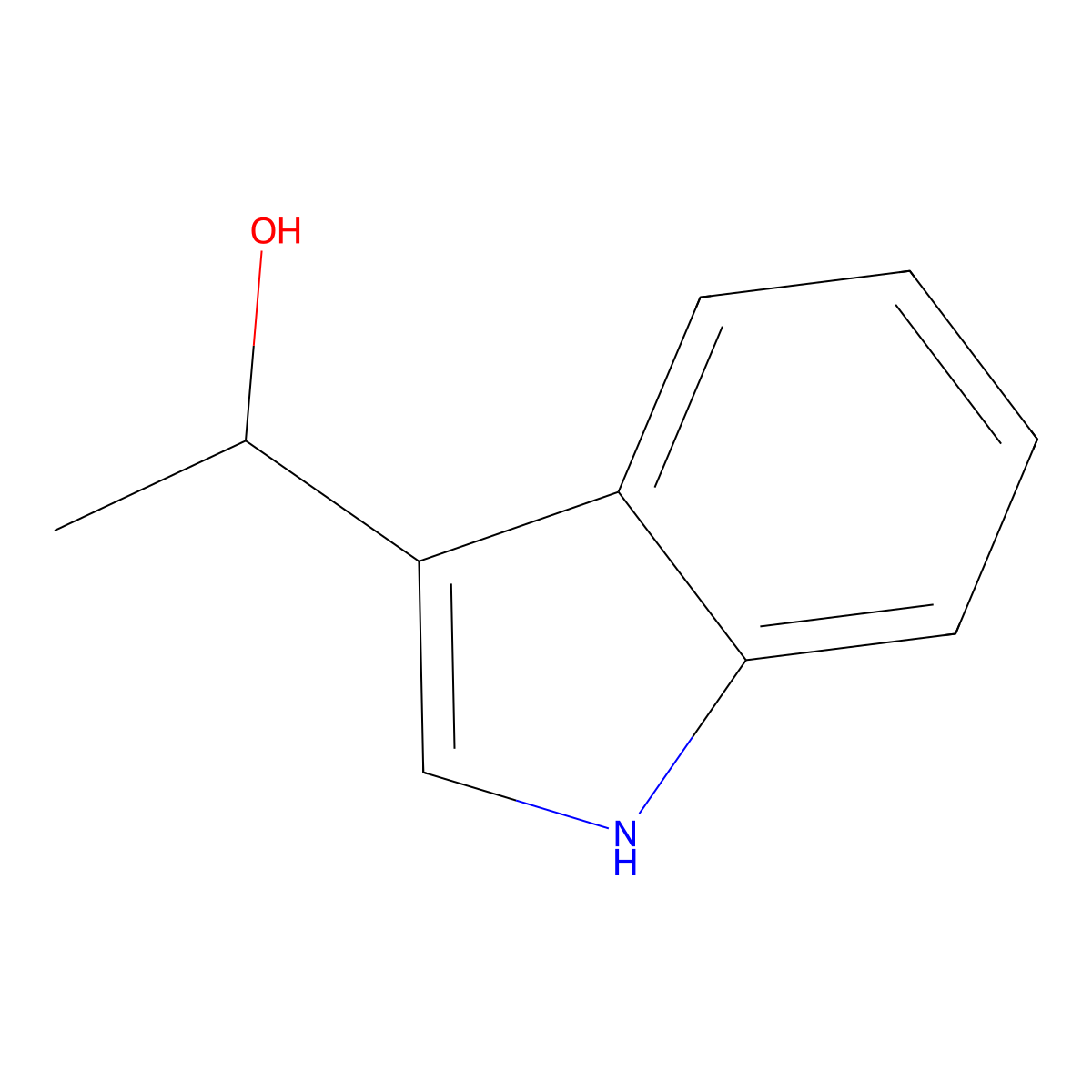 (R)-1-(1h-Indol-3-yl)ethan-1-ol molecular structure, CAS 1251471-96-1