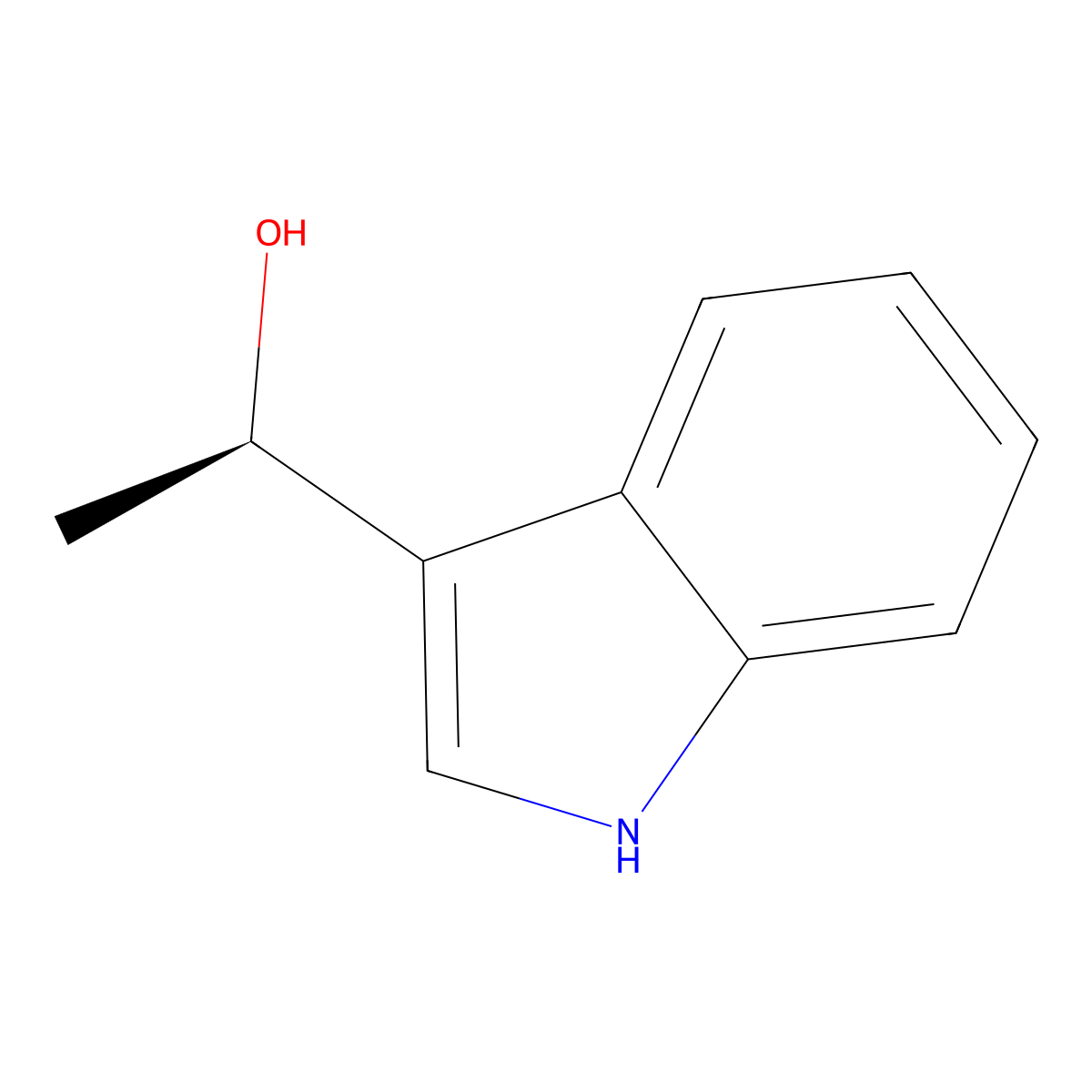 (R)-1-(1h-Indol-3-yl)ethan-1-ol molecular structure, CAS 1251471-96-1