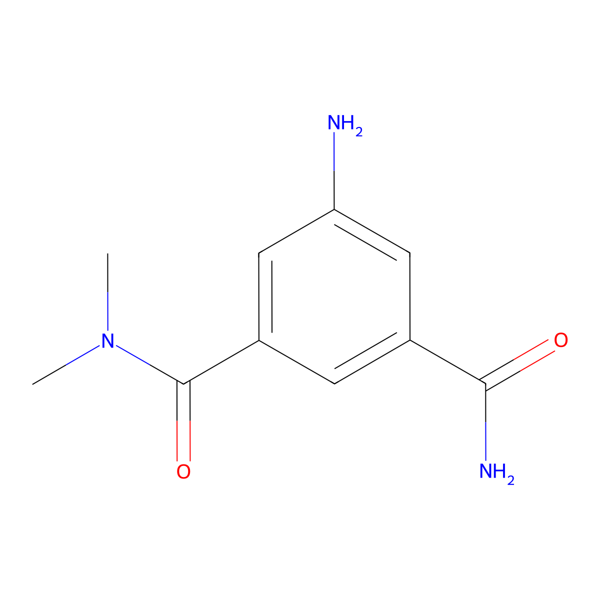 5-Amino-N1,N1-dimethylisophthalamide molecular structure, CAS 1251529-89-1