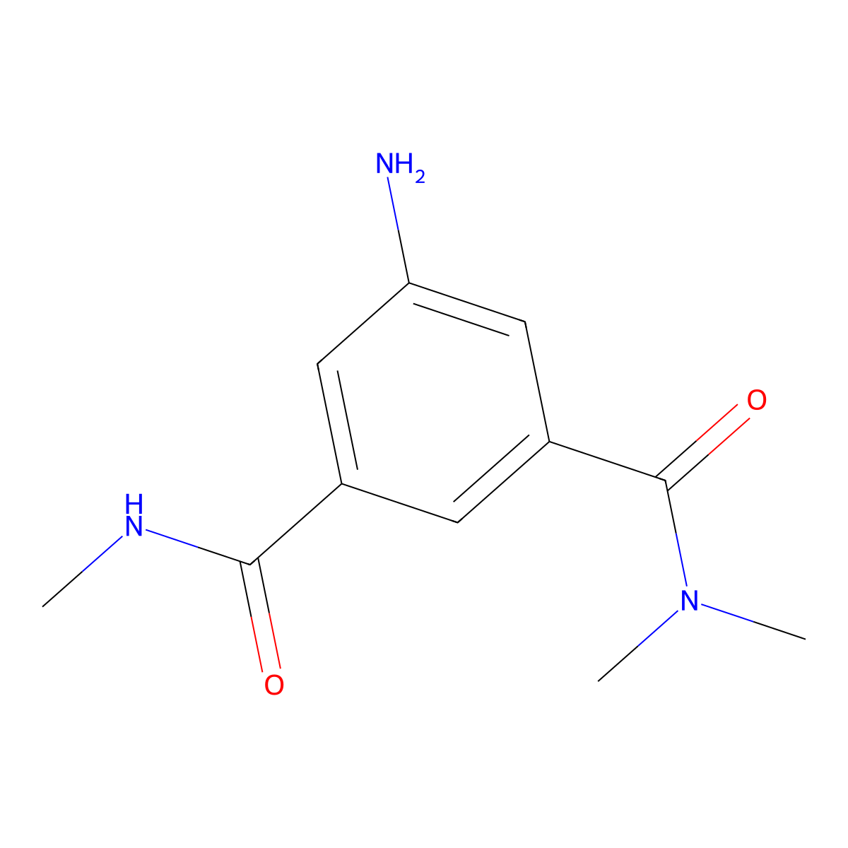 5-amino-N1,N1,N3-trimethylisophthalamide molecular structure, CAS 1251529-90-4