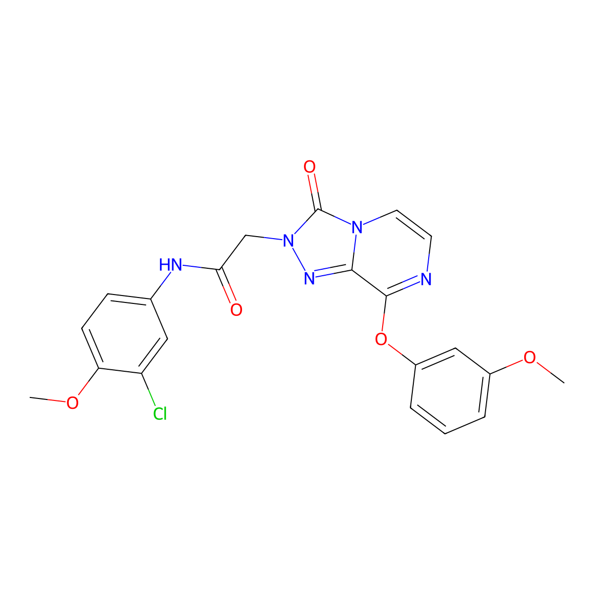 N-cyclopentyl-1-{4-[(4-fluorobenzoyl)amino]phenyl}-2-oxo-1,2-dihydropyridine-3-carboxamide molecular structure, CAS 1251544-78-1
