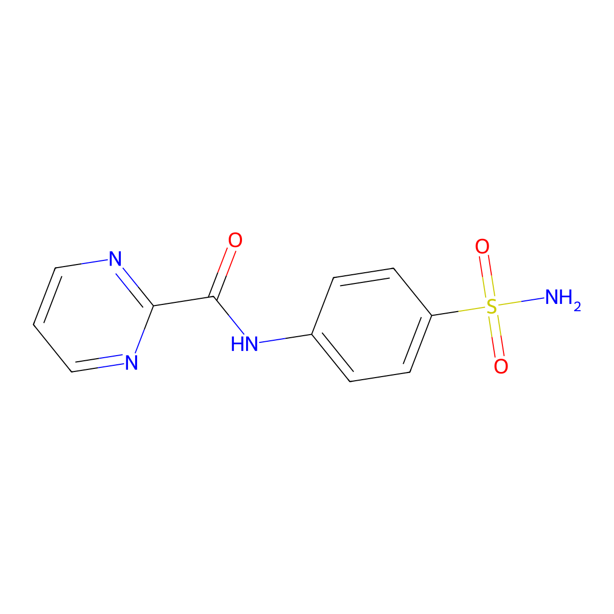 N-(4-sulfamoylphenyl)pyrimidine-2-carboxamide molecular structure, CAS 1251545-52-4