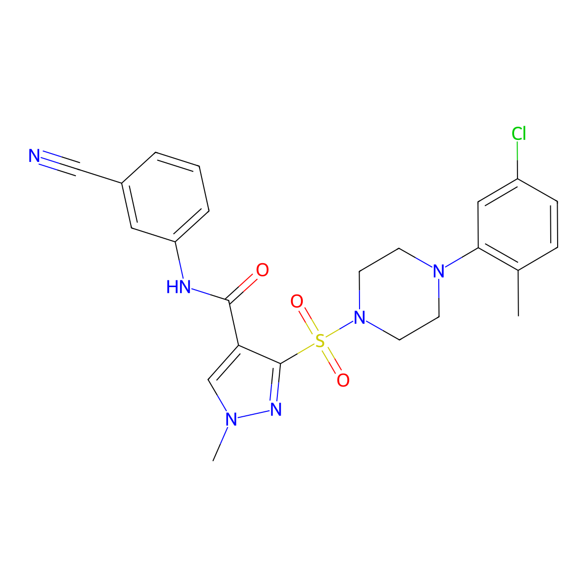 6-[(3-Methylbenzoyl)amino]-2-(4-methyl-1,4-diazepan-1-yl)quinoline-4-carboxylic acid molecular structure, CAS 1251546-70-9