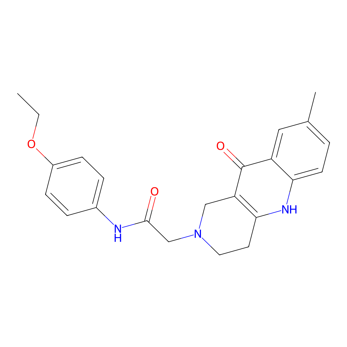 N-(4-ethoxyphenyl)-2-(8-methyl-10-oxo-3,4-dihydrobenzo[b][1,6]naphthyridin-2(1H,5H,10H)-yl)acetamide molecular structure, CAS 1251550-56-7