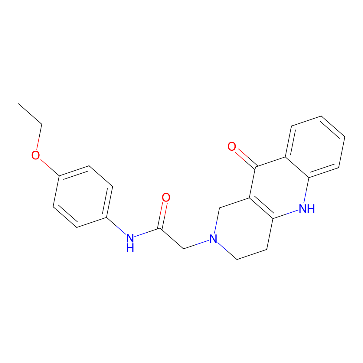 N-(4-ethoxyphenyl)-2-(10-oxo-3,4-dihydrobenzo[b][1,6]naphthyridin-2(1H,5H,10H)-yl)acetamide molecular structure, CAS 1251550-96-5