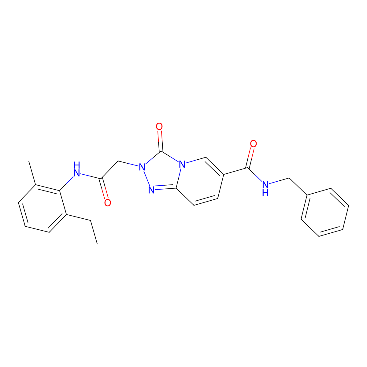N-(3,4-dimethylphenyl)-2-methyl-5-[5-(pyrrolidin-1-ylcarbonyl)-1,3,4-oxadiazol-2-yl]thiophene-3-sulfonamide molecular structure, CAS 1251551-01-5