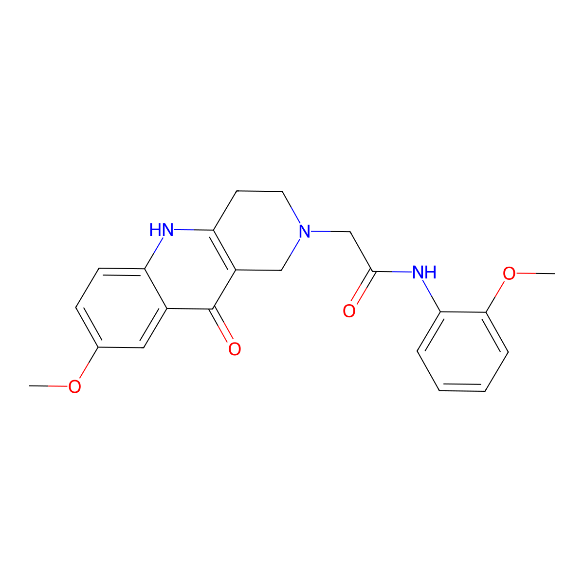 2-(8-methoxy-10-oxo-3,4-dihydrobenzo[b][1,6]naphthyridin-2(1H,5H,10H)-yl)-N-(2-methoxyphenyl)acetamide molecular structure, CAS 1251551-53-7