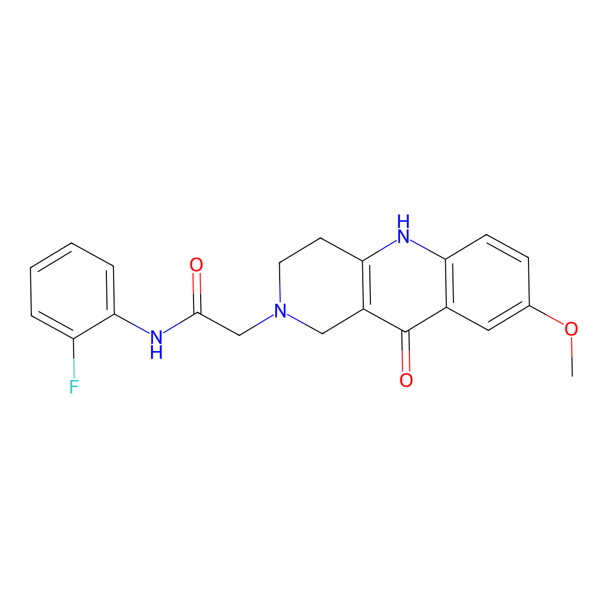 N-(2-fluorophenyl)-2-(8-methoxy-10-oxo-3,4-dihydrobenzo[b][1,6]naphthyridin-2(1H,5H,10H)-yl)acetamide molecular structure, CAS 1251558-58-3
