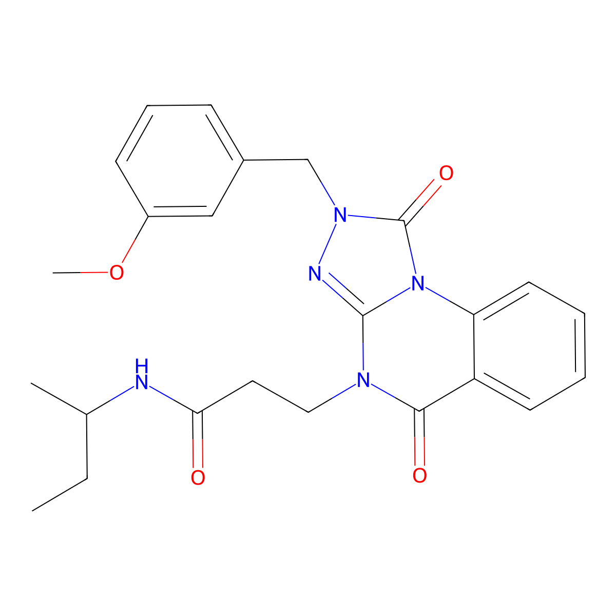 1-(3-ethylphenyl)-5-pyridin-3-yl-N-[2-(2-thienyl)ethyl]-1H-1,2,3-triazole-4-carboxamide molecular structure, CAS 1251558-83-4