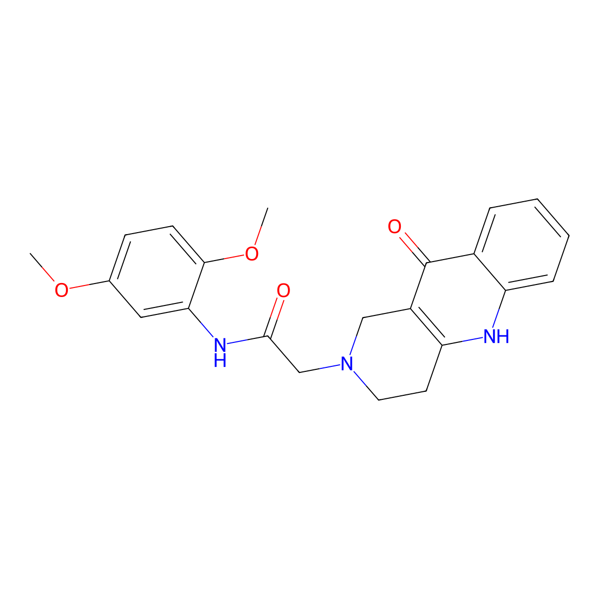 N-(2,5-dimethoxyphenyl)-2-(10-oxo-3,4-dihydrobenzo[b][1,6]naphthyridin-2(1H,5H,10H)-yl)acetamide molecular structure, CAS 1251559-43-9