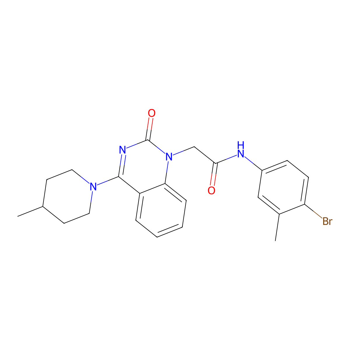 N-(3-methylbenzyl)-1-pyridin-4-ylpiperidine-3-carboxamide molecular structure, CAS 1251568-55-4