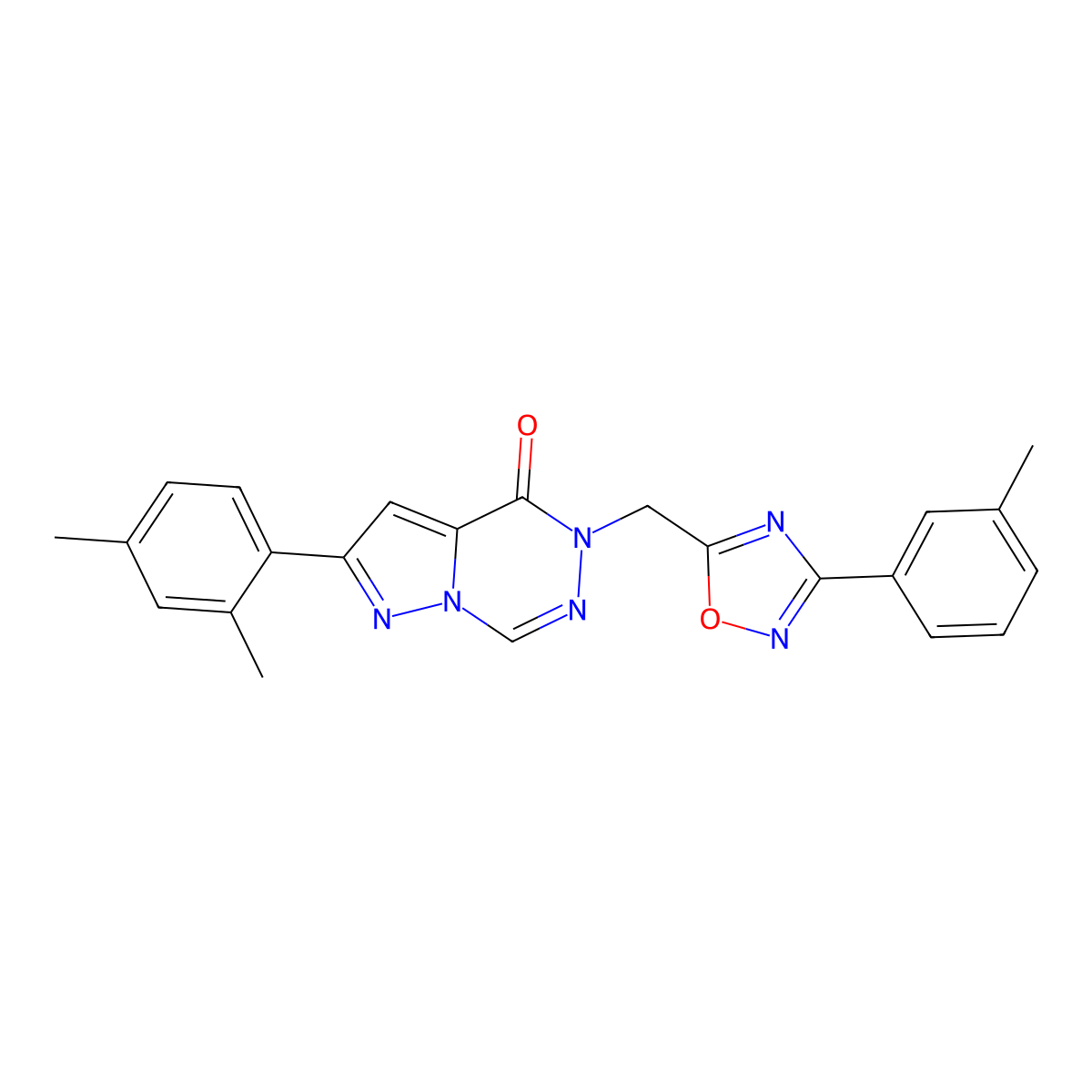 3-cyclopentyl-N-{5-[1-(4-fluorophenyl)-5-oxopyrrolidin-3-yl]-1,3,4-oxadiazol-2-yl}propanamide molecular structure, CAS 1251568-60-1