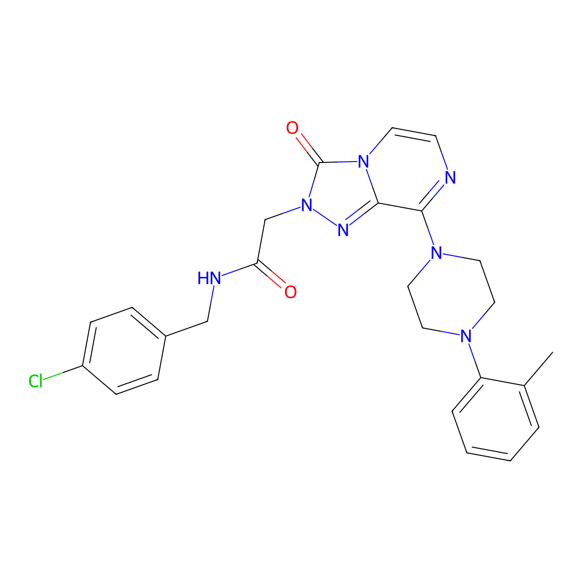 5-(2-Methylphenyl)-2-{4-[(4-methylpiperidin-1-yl)carbonyl]phenoxy}pyrimidine molecular structure, CAS 1251569-26-2