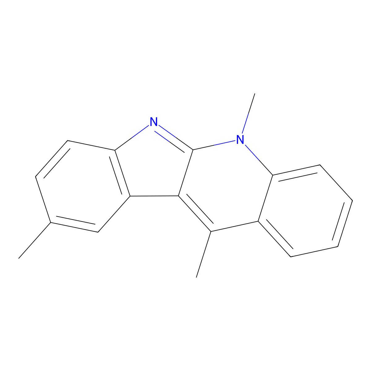 5,9,11-Trimethyl-5H-quinindoline molecular structure, CAS 125157-98-4