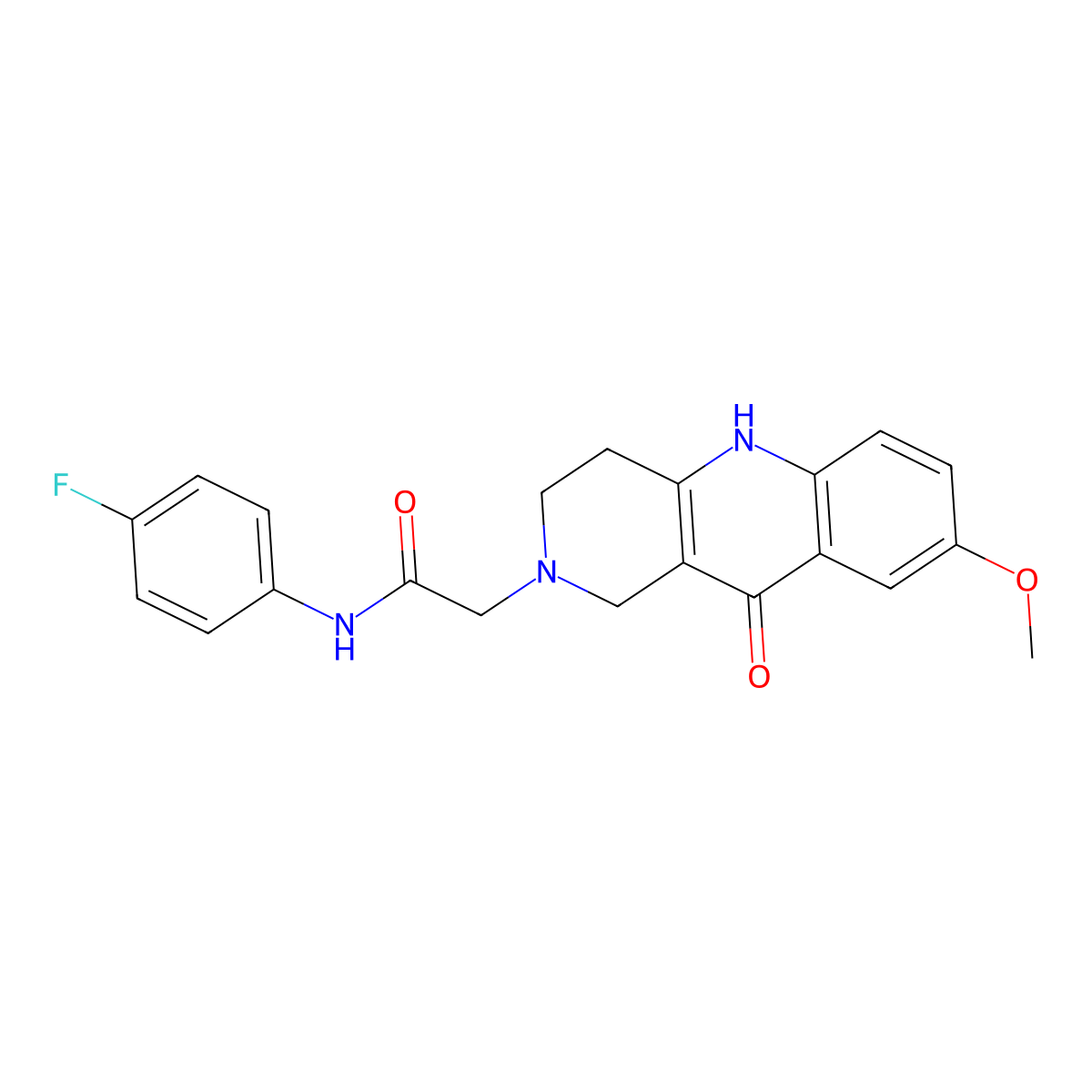 N-(4-fluorophenyl)-2-(8-methoxy-10-oxo-3,4-dihydrobenzo[b][1,6]naphthyridin-2(1H,5H,10H)-yl)acetamide molecular structure, CAS 1251579-13-1