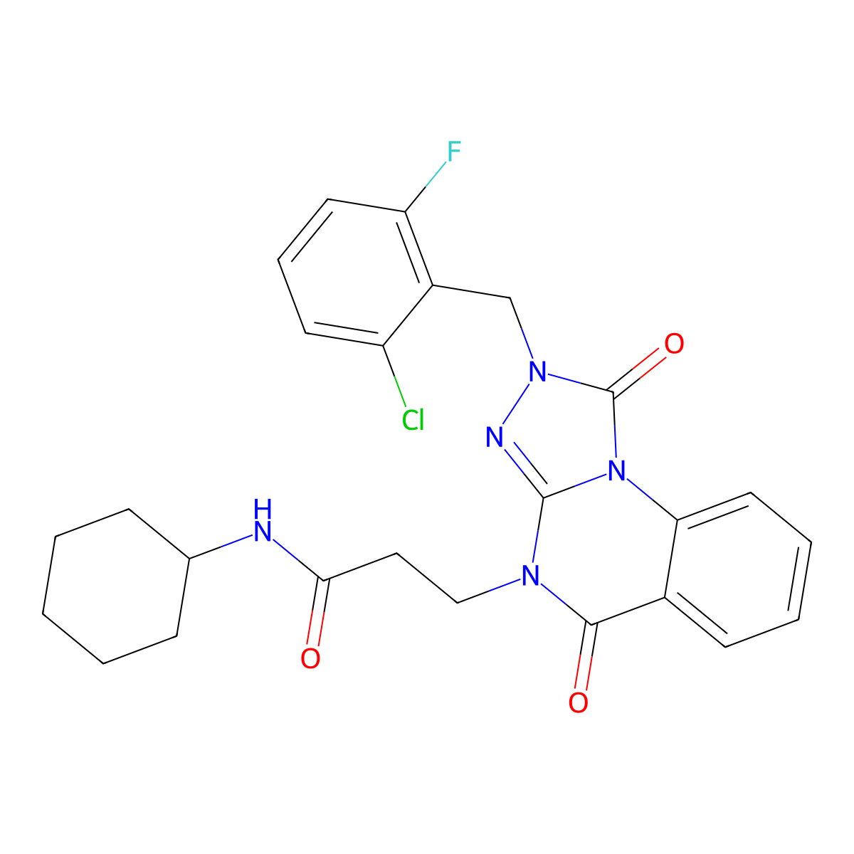 2-[3-(2,3-dihydro-1H-indol-1-ylcarbonyl)-6-oxopyridazin-1(6H)-yl]-N-(3-fluorophenyl)acetamide molecular structure, CAS 1251580-82-1