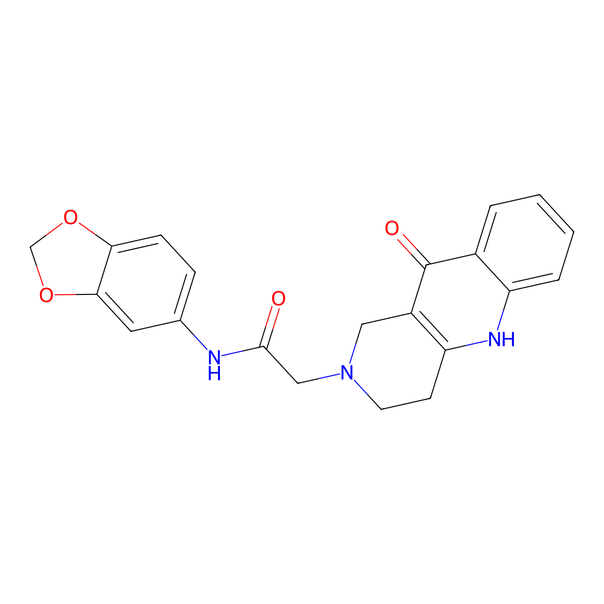 N-(1,3-benzodioxol-5-yl)-2-(10-oxo-3,4,5,10-tetrahydrobenzo[b][1,6]naphthyridin-2(1H)-yl)acetamide molecular structure, CAS 1251580-92-3
