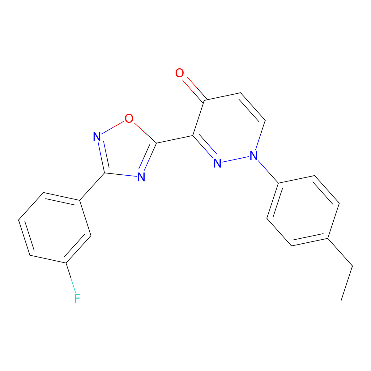 N-(4-ethylphenyl)-2-[8-(4-isopropylphenoxy)-3-oxo[1,2,4]triazolo[4,3-a]pyrazin-2(3H)-yl]acetamide molecular structure, CAS 1251582-05-4