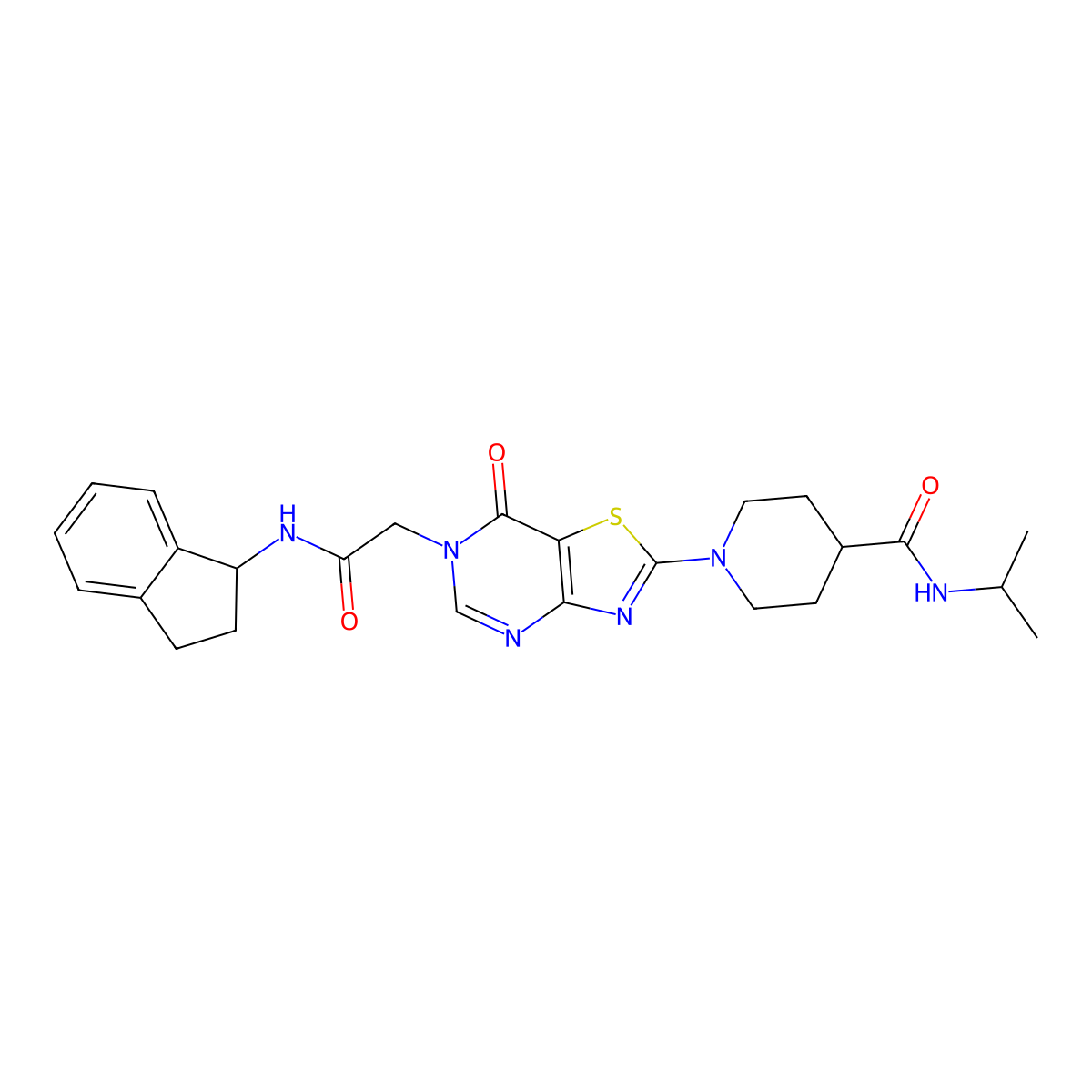 N-(3-methylphenyl)-2-(6-morpholin-4-ylpyridin-3-yl)-1,3-thiazole-4-carboxamide molecular structure, CAS 1251582-68-9
