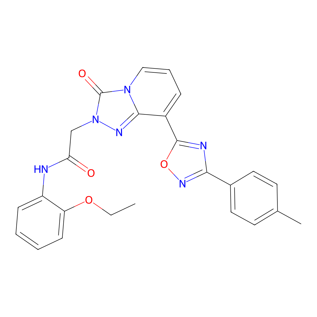 5-{[3-(1,3-benzodioxol-5-yl)-1,2,4-oxadiazol-5-yl]methyl}-2-(4-bromophenyl)pyrazolo[1,5-d][1,2,4]triazin-4(5H)-one molecular structure, CAS 1251583-41-1