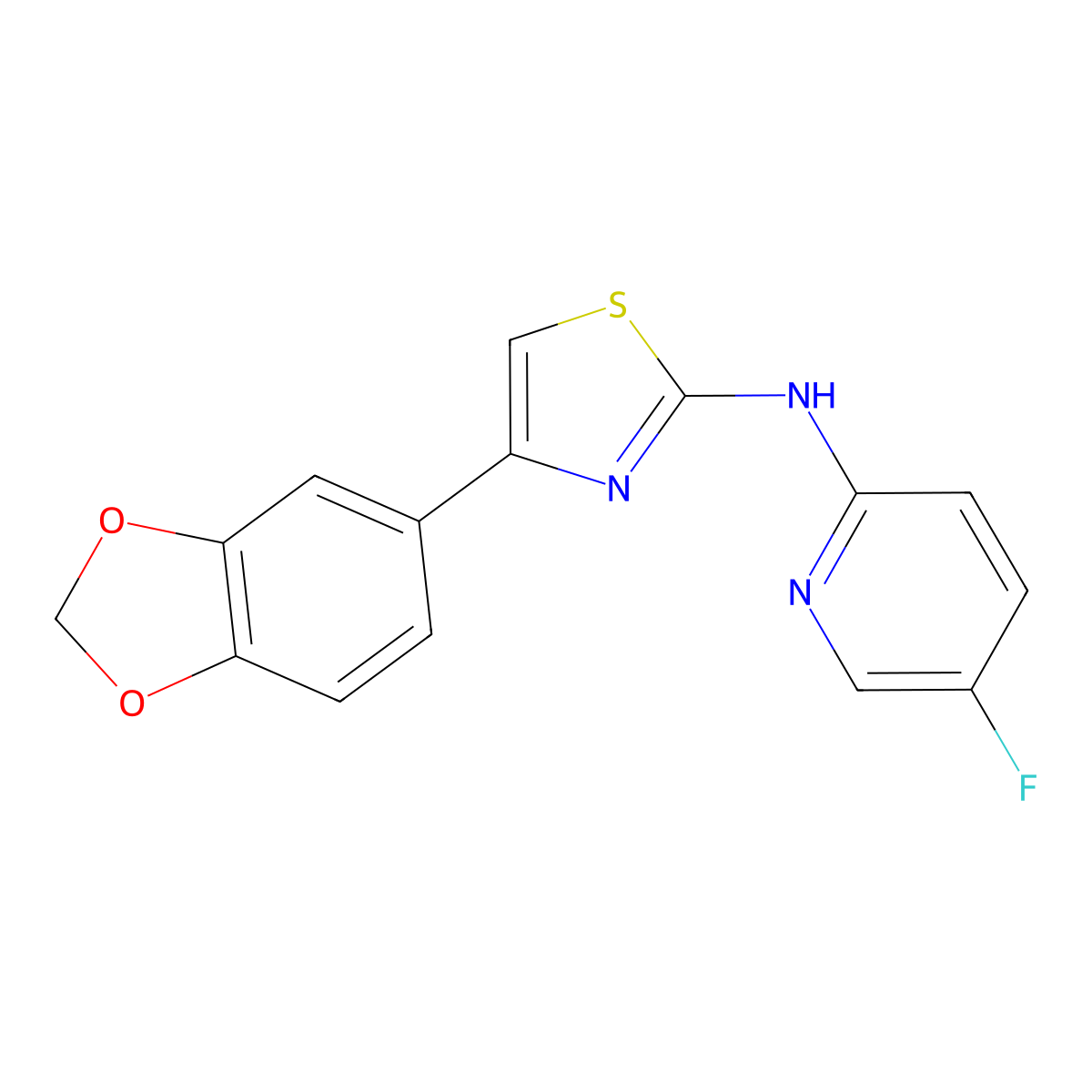 C15H10FN3O2S molecular structure, CAS 1251584-25-4