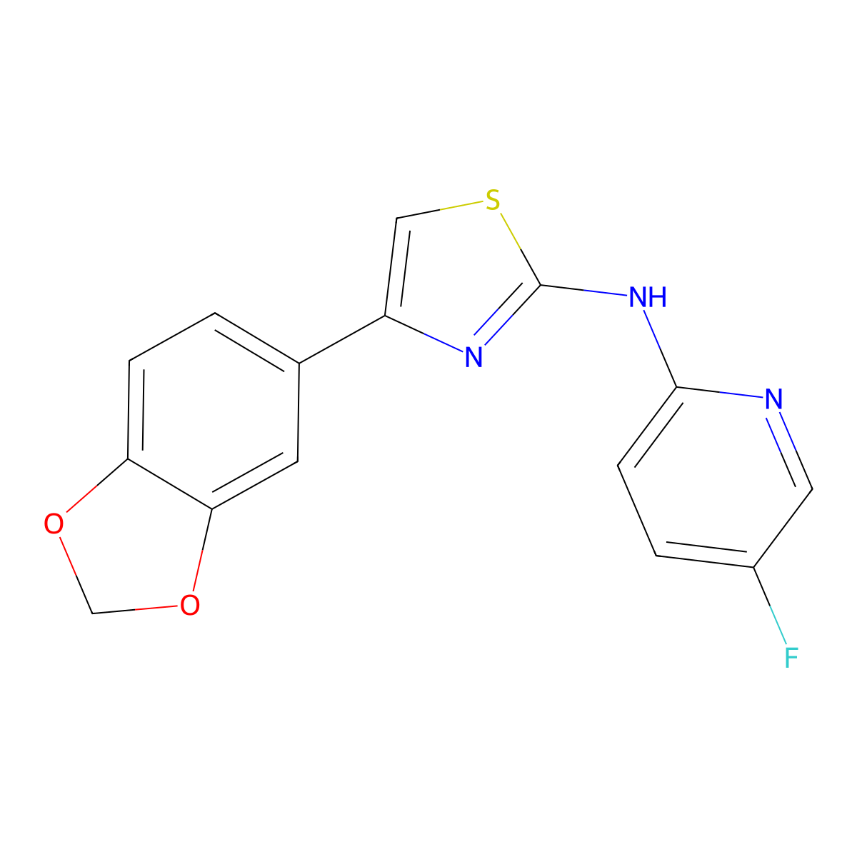 C15H10FN3O2S molecular structure, CAS 1251584-25-4
