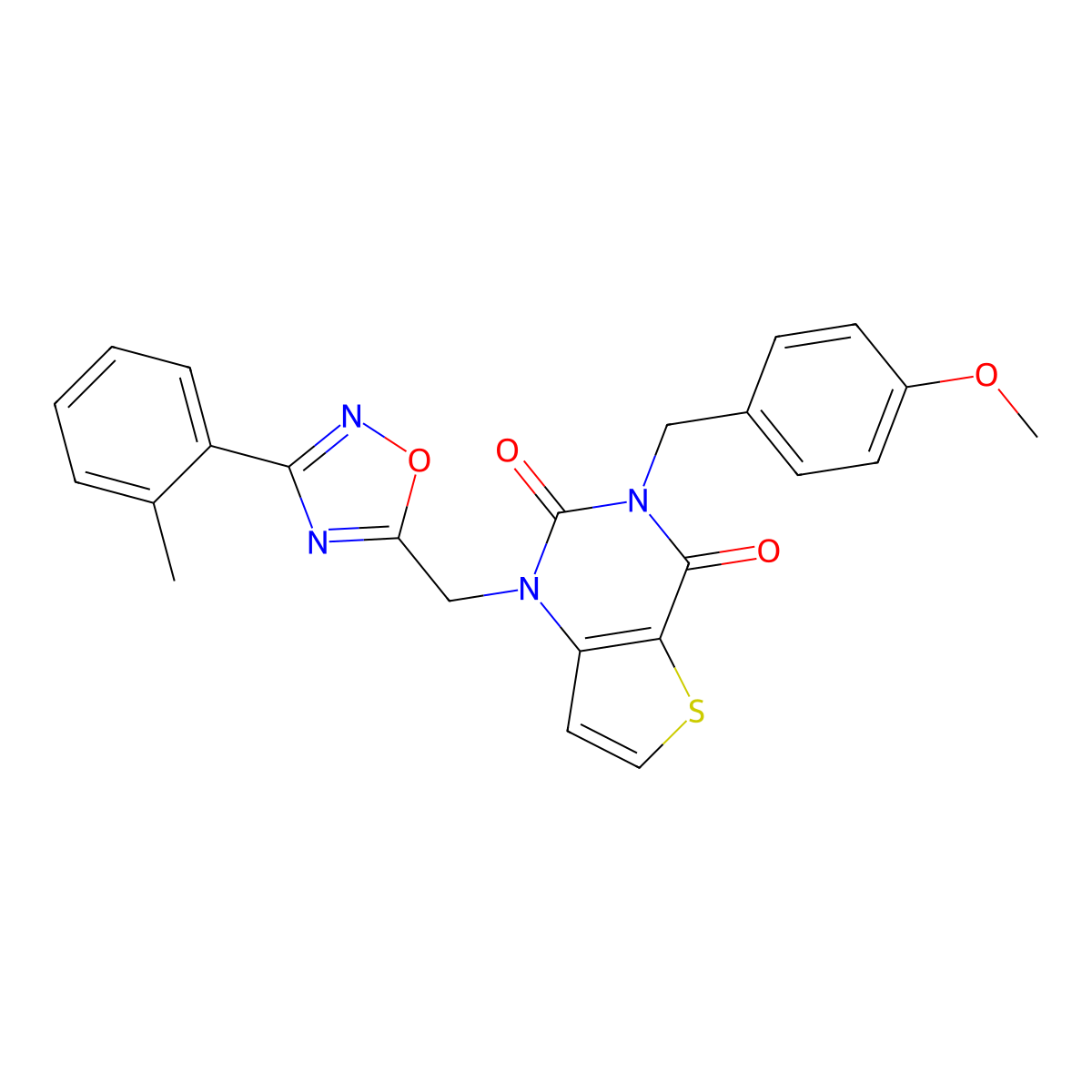 N-{[5-(azepan-1-ylsulfonyl)-2-thienyl]methyl}-2-(3-fluorophenyl)acetamide molecular structure, CAS 1251584-35-6