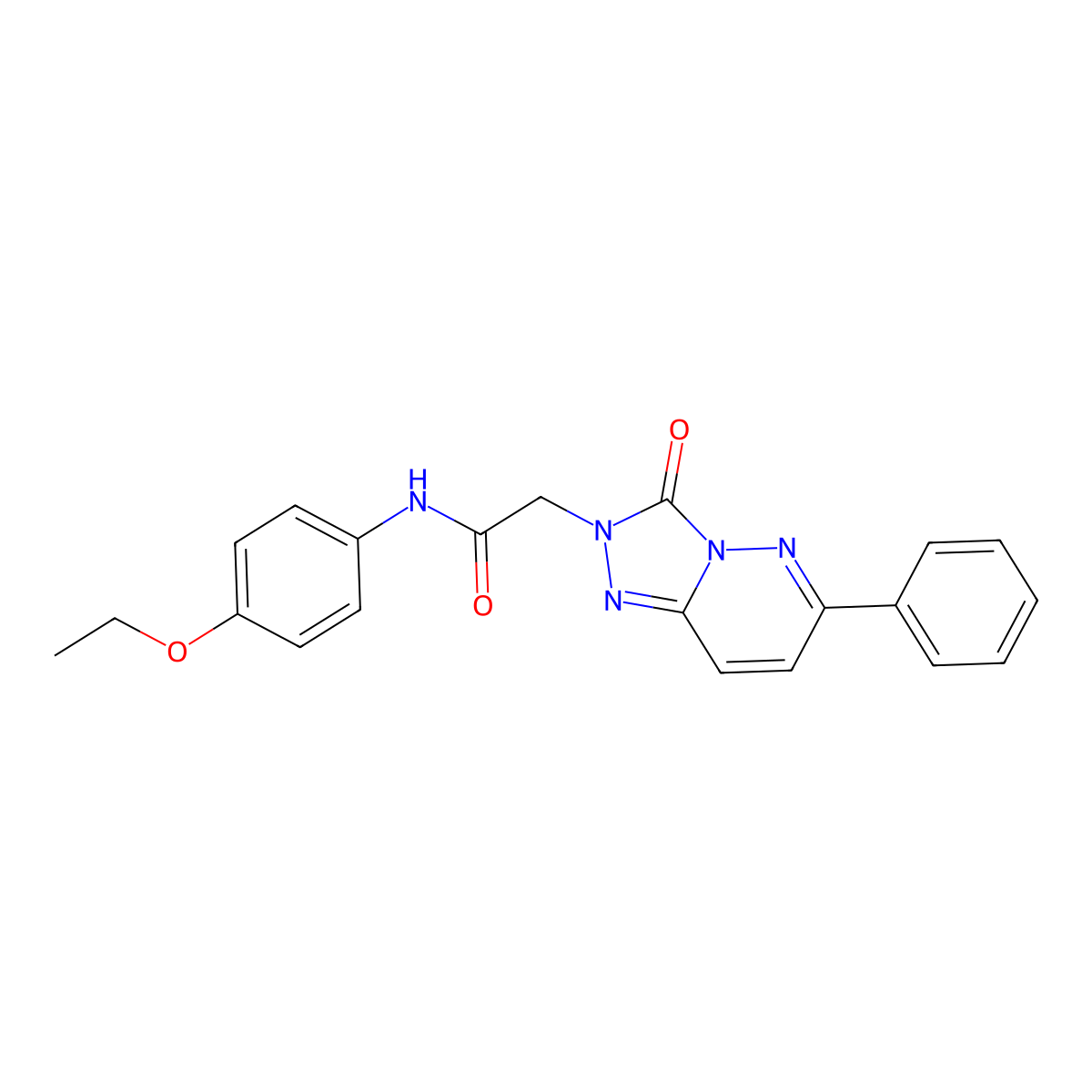 N-(4-ethoxyphenyl)-2-(3-oxo-6-phenyl-[1,2,4]triazolo[4,3-b]pyridazin-2(3H)-yl)acetamide molecular structure, CAS 1251593-73-3