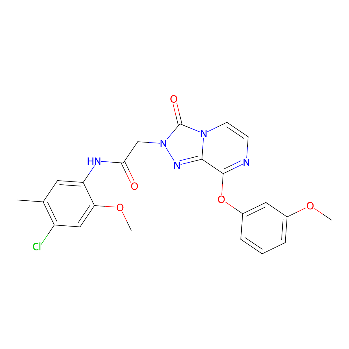 3-(4-{2-[(5-chloro-2-methylphenyl)amino]-2-oxoethyl}-3-oxo-3,4-dihydroquinoxalin-2-yl)-N-isobutylpropanamide molecular structure, CAS 1251601-03-2