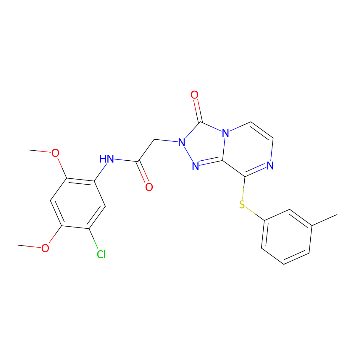 2-chloro-N-(2,4-difluorophenyl)-5-(thiomorpholin-4-ylsulfonyl)benzamide molecular structure, CAS 1251601-43-0