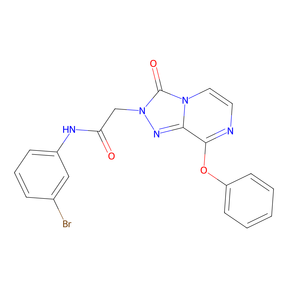 N-(3-bromophenyl)-2-(3-oxo-8-phenoxy-[1,2,4]triazolo[4,3-a]pyrazin-2(3H)-yl)acetamide molecular structure, CAS 1251601-96-3