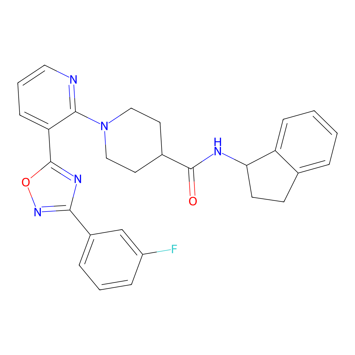 3-{[4-(3-chlorophenyl)piperazin-1-yl]sulfonyl}-1-methyl-N-(tetrahydrofuran-2-ylmethyl)-1H-pyrazole-4-carboxamide molecular structure, CAS 1251604-03-1