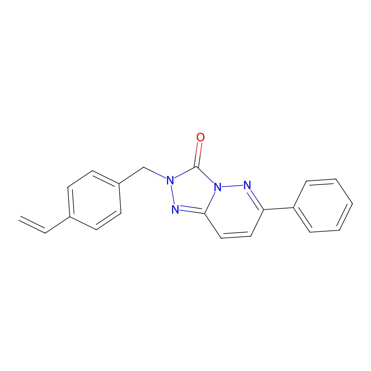 6-phenyl-2-(4-vinylbenzyl)-[1,2,4]triazolo[4,3-b]pyridazin-3(2H)-one molecular structure, CAS 1251604-14-4