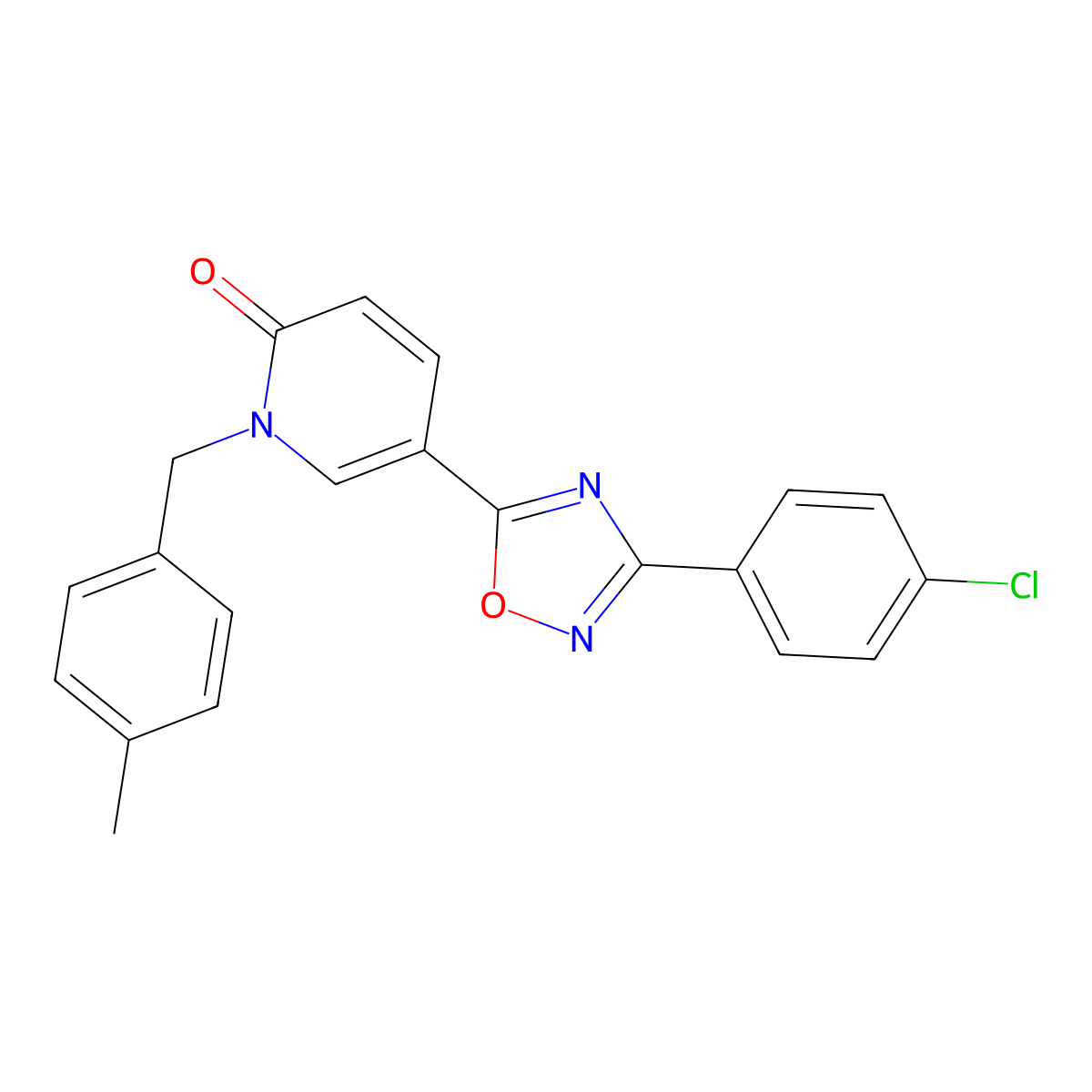 N-(2-azepan-1-ylethyl)-3-[5-(4-methylphenyl)-1,3,4-oxadiazol-2-yl]pyridin-2-amine molecular structure, CAS 1251607-33-6