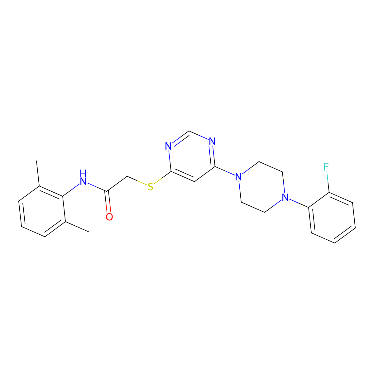 1-{[1-(3-ethylphenyl)-5-pyridin-3-yl-1H-1,2,3-triazol-4-yl]carbonyl}-4-phenylpiperazine molecular structure, CAS 1251615-35-6
