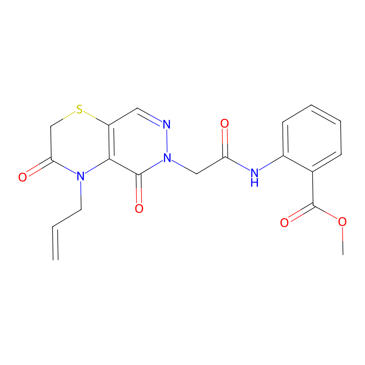 4-(3-{2-[{[(2-methoxyphenyl)amino]carbonyl}(methyl)amino]ethyl}-1,2,4-oxadiazol-5-yl)-N-(pyridin-2-ylmethyl)benzamide molecular structure, CAS 1251619-62-1