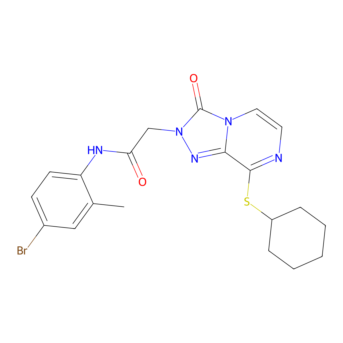 N-(3-cyanophenyl)-2-[3-oxo-2-(piperidin-1-ylcarbonyl)-2,3-dihydro-4H-1,4-benzothiazin-4-yl]acetamide molecular structure, CAS 1251622-27-1