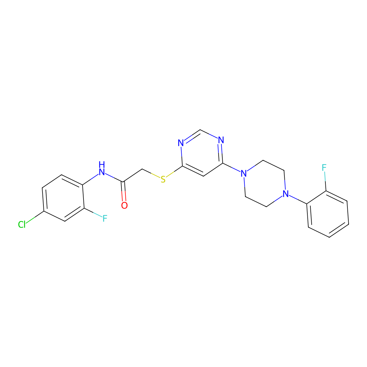 N-{5-[(4-{[(4-chlorophenyl)sulfonyl]amino}piperidin-1-yl)carbonyl]-2-methylphenyl}acetamide molecular structure, CAS 1251625-28-1