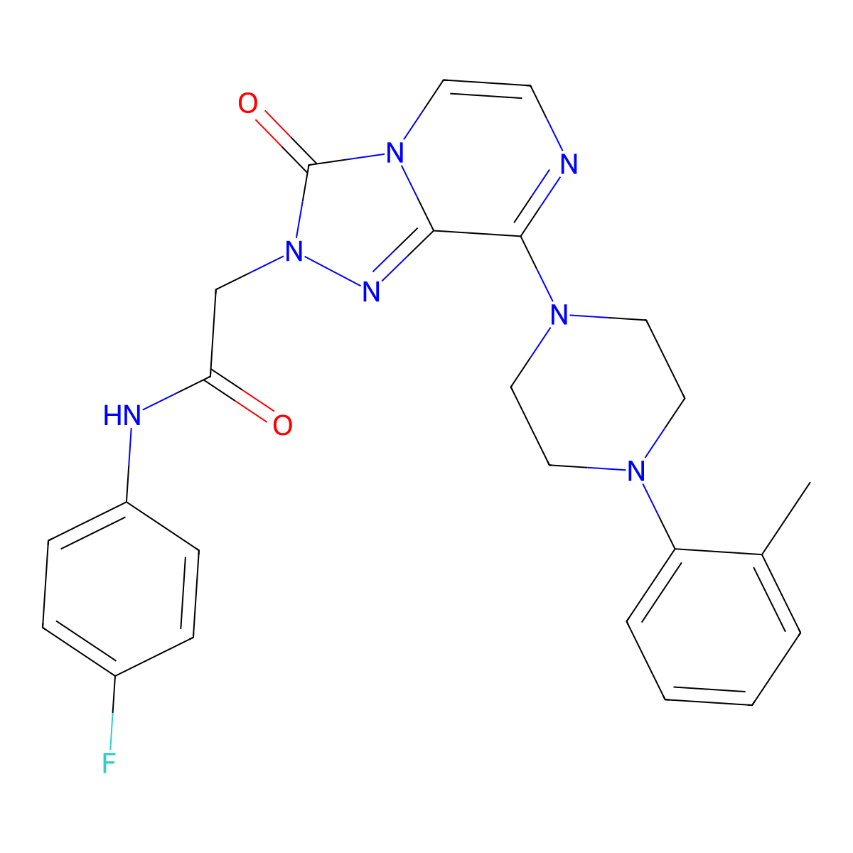 7-(4-chlorophenyl)-2-(2,4-difluorophenyl)imidazo[1,2-a]pyrazin-8(7H)-one molecular structure, CAS 1251626-77-3