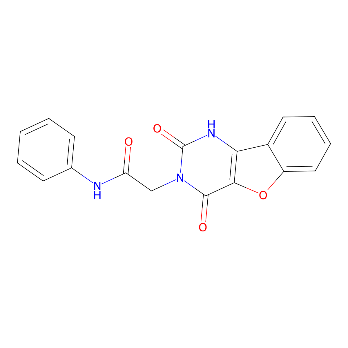 2-(2,4-dioxo-1,2-dihydrobenzofuro[3,2-d]pyrimidin-3(4H)-yl)-N-phenylacetamide molecular structure, CAS 1251630-33-7