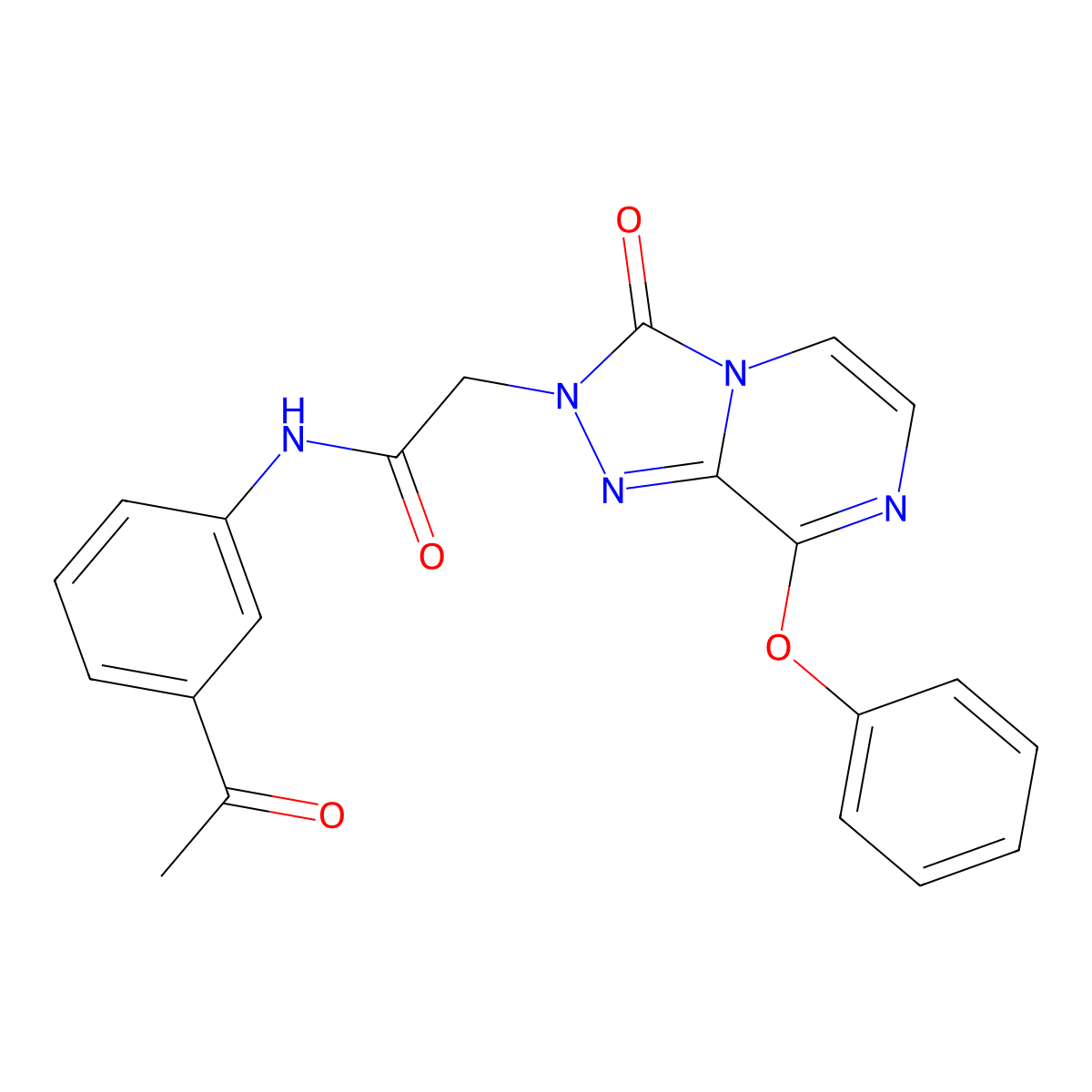 N-(3-acetylphenyl)-2-(3-oxo-8-phenoxy-[1,2,4]triazolo[4,3-a]pyrazin-2(3H)-yl)acetamide molecular structure, CAS 1251633-64-3