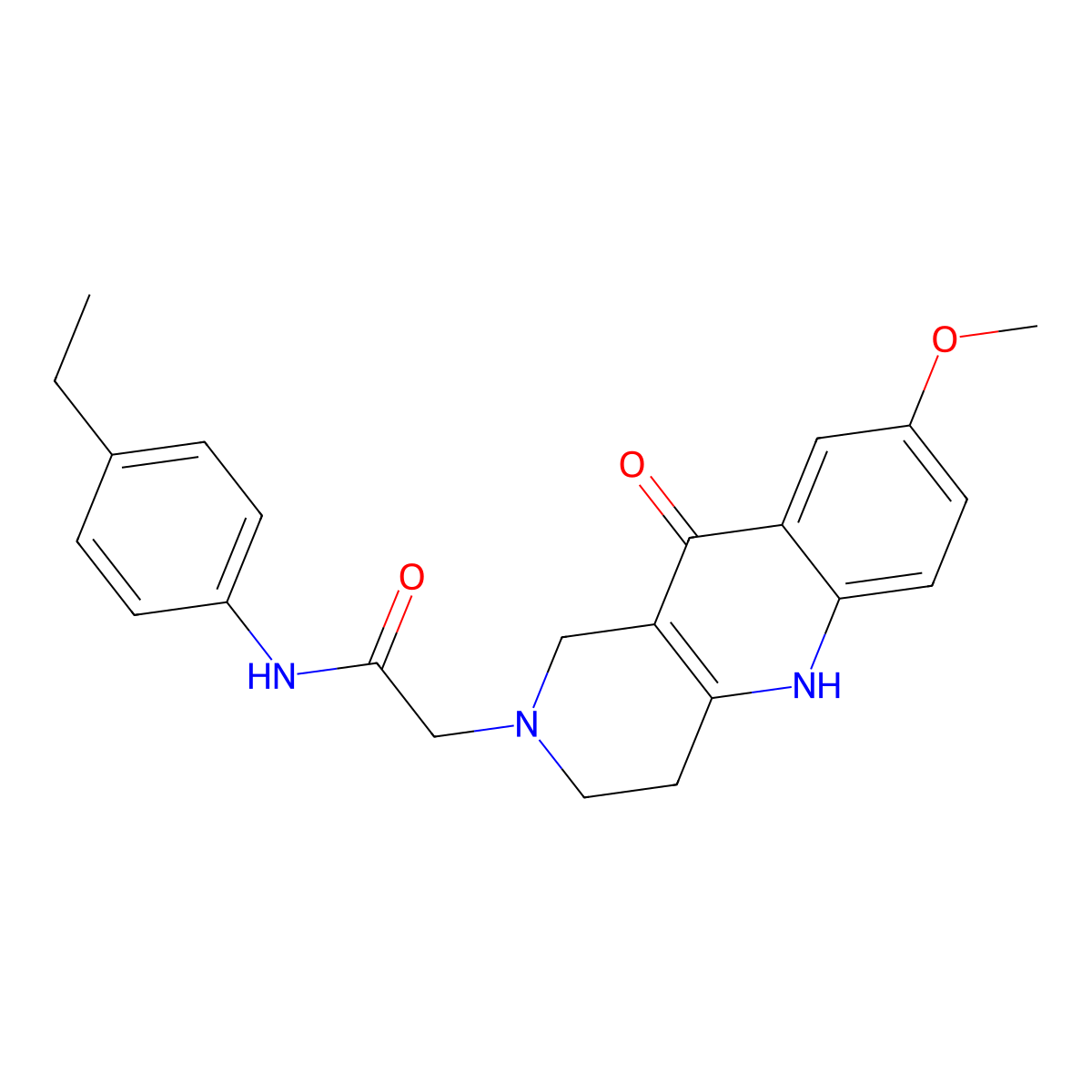 N-(4-ethylphenyl)-2-(8-methoxy-10-oxo-3,4-dihydrobenzo[b][1,6]naphthyridin-2(1H,5H,10H)-yl)acetamide molecular structure, CAS 1251635-18-3